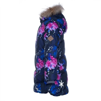 Куртка зимняя Huppa Rosa 1, р.116, темно-синий с принтом (17910130-91886-116) - Pampik - 3