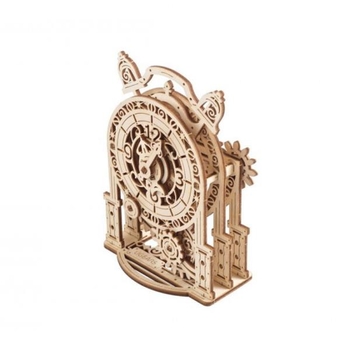 Деревянный механический 3D конструктор Ugears Винтажный будильник (70163) - Pampik - 5