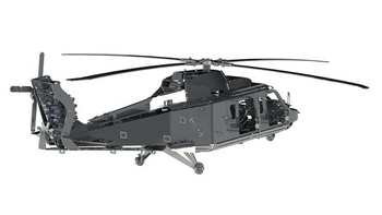 Колекційна модель-конструктор Metal Time Lifting Spirit Вертоліт механічний (MT027) - Pampik - 7