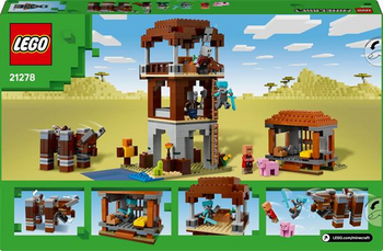 Конструктор LEGO Minecraft Аванпост розбійників і спустошувач, 665 деталей (21278) - Pampik - 2