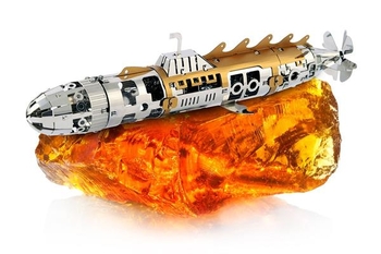 Колекційна модель-конструктор Metal Time Elusive Nautilus Підводний човен механічний (MT045) - Pampik - 7