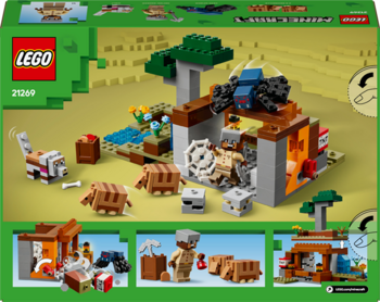 Конструктор LEGO Minecraft Шахтна експедиція Броненосець 247 деталей (21269) - Pampik - 3