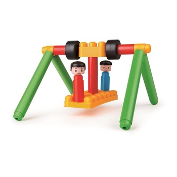 Конструктор PolyM Ігровий майданчик, 110 деталей (760011) - Pampik - 4