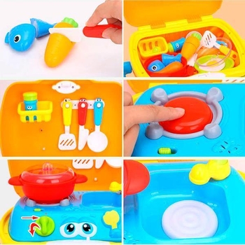 Ігровий набір Hola Toys Валізка кухаря (3108) - Pampik - 2