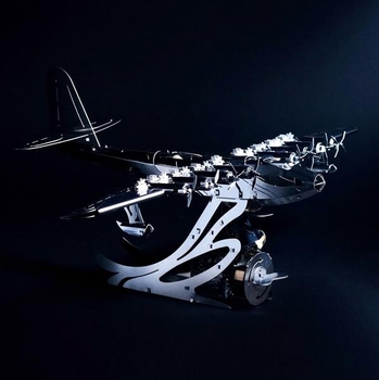 Колекцiйна модель-конструктор Metal Time Celestial Hercules Spruce Goose H-4 Aircraft Літак механічний (MT100) - Pampik - 7