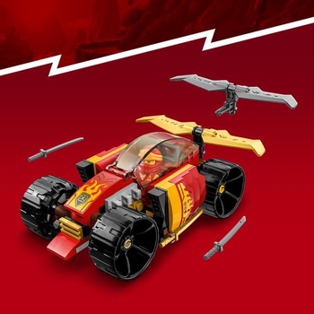 Конструктор LEGO NINJAGO Гоночний автомобіль ніндзя Кая ЕВО 94 деталі (71780) - Pampik - 2