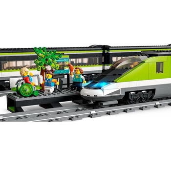 Конструктор LEGO City Trains Пасажирський поїзд-експрес з пультом 764 деталі (60337) - Pampik - 4