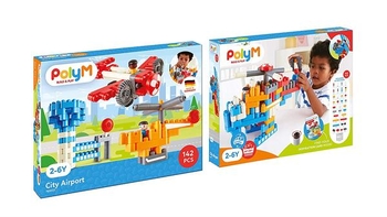 Конструктор PolyM Міський аеропорт 142 деталі (760023) - Pampik - 10