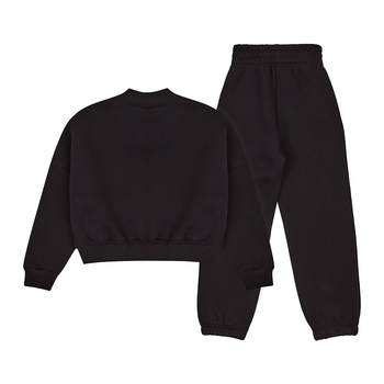 Спортивний костюм на флісі Garnamama Oversize sport zip 158 Чорний (1043615.1408662) - Pampik - 2