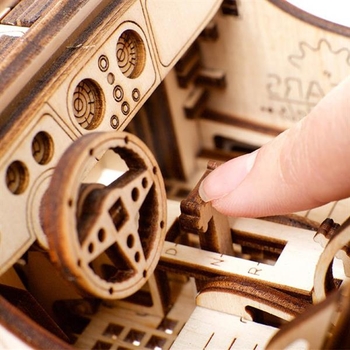Дерев'яний механічний 3D конструктор Ugears Родстер VM-01 (70052) - Pampik - 9