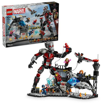 Конструктор LEGO Super Heroes Перший месник Протистояння Пригодницька битва, 736 деталей (76314) - Pampik - 2