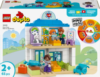 Конструктор LEGO DUPLO Town Уперше: візит до лікаря 65 деталей (10449) - Pampik - 2