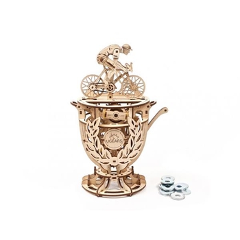 Деревянный механический конструктор Ugears Автоматон Велосипедист (70148) - Pampik - 6