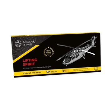 Колекційна модель-конструктор Metal Time Lifting Spirit Вертоліт механічний (MT027) - Pampik - 24