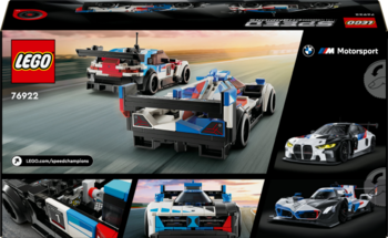 Конструктор LEGO Speed Champions Автомобілі для перегонів BMW M4 GT3 і BMW M Hybrid V8 676 деталей (76922) - Pampik - 3