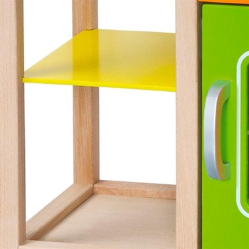 Детская кухня Viga Toys из дерева с посудой (50957FSC) - Pampik - 8