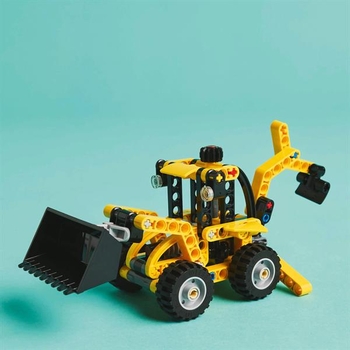 Конструктор LEGO Technic Екскаватор-навантажувач 104 деталі (42197) - Pampik - 10