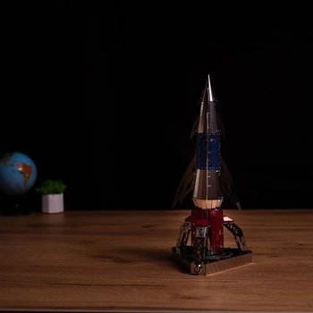 Колекційна модель-конструктор Metal Time Ad Astra Космічна ракета механічна (MT050) - Pampik - 5