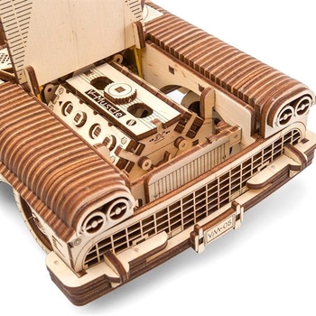 Деревянный механический 3D конструктор Ugears Кабриолет мечты VM-05 (70073) - Pampik - 7