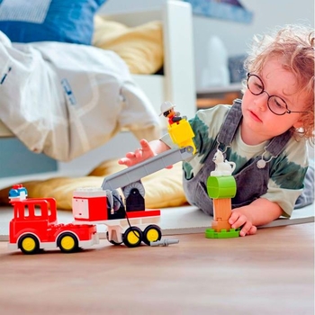 Конструктор LEGO DUPLO Rescue Пожежна машина 21 деталь (10969) - Pampik - 6