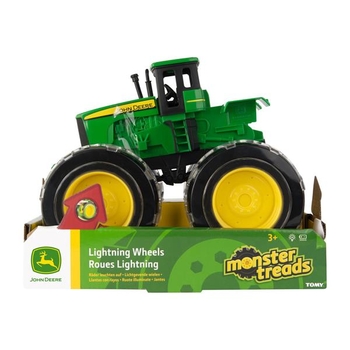 Машинка Трактор John Deere Kids Monster Treads з великими колесами що світяться (46434) - Pampik - 2