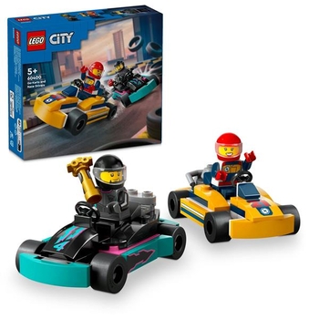 Конструктор LEGO City Картинг і гонщики 99 деталей (60400) - Pampik - 2