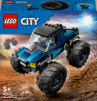 Конструктор LEGO City Синя вантажівка-монстр 148 деталей (60402) - Pampik