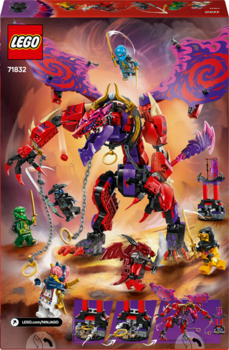 Конструктор LEGO NINJAGO Громовержець Дракон Хаосу 668 деталей (71832) - Pampik - 3