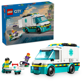 Конструктор LEGO City Швидка допомога 184 деталі (60451) - Pampik - 2