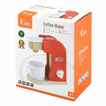 Игрушечная кофеварка Viga Toys из дерева (50234FSC) - Pampik - 2
