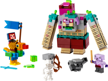 Конструктор LEGO Minecraft Сутичка з пожирачем 420 деталей (21257) - Pampik - 4