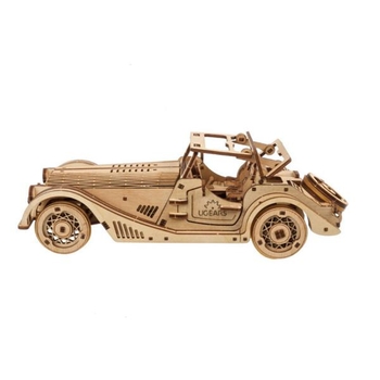 Деревянный механический 3D конструктор Ugears Спорткар Ловкая мышь (70202) - Pampik - 6