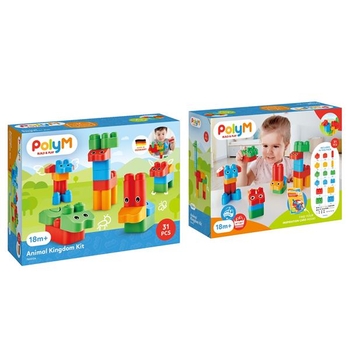 Конструктор PolyM Царство зверят, 31 деталей (760004) - Pampik