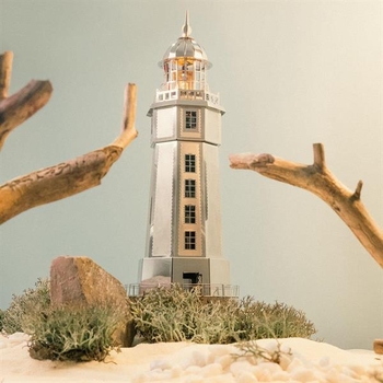 Колекційна модель-конструктор Metal Time Sailor's Companion Маяк із підсвіткою, 31 деталь (MT002) - Pampik - 9