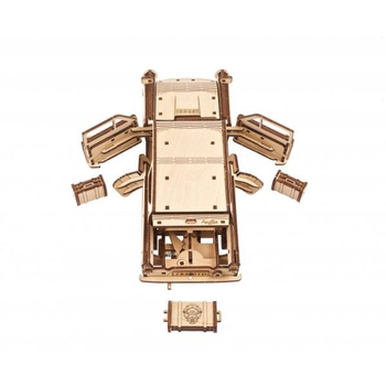 Деревянный механический 3D конструктор Ugears Летающий Форд Англия (70173) - Pampik - 4