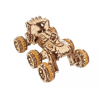 Дерев'яний механічний 3D конструктор Ugears Пілотований марсохід, 562 деталі (70206) - Pampik - 4