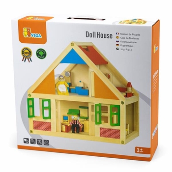 Ляльковий будинок Viga Toys Дерев'яний (56254) - Pampik - 2