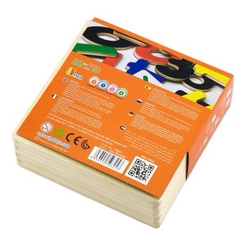 Набор магнитных цифр и знаков Viga Toys 37 шт. (50325) - Pampik - 3