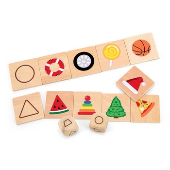 Деревянный пазл-игра Viga Toys Изучаем формы (44506) - Pampik - 3