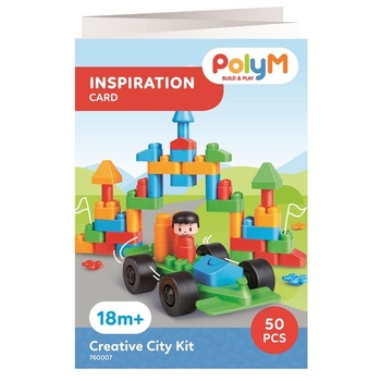 Конструктор PolyM Місто, 50 деталей (760007) - Pampik - 8