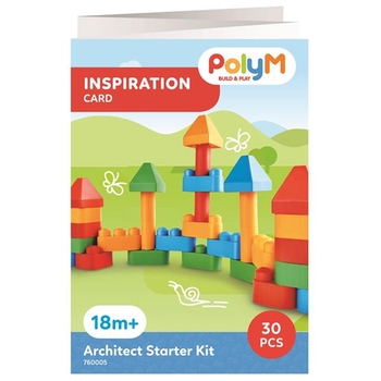 Конструктор PolyM Архитектор, 30 деталей (760005) - Pampik - 8
