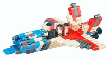 Конструктор PolyM Приключенческая ракета, 138 деталей (760025) - Pampik - 10