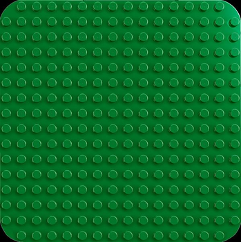 Конструктор LEGO DUPLO Зелена будівельна пластина 1 деталь (10460) - Pampik - 4