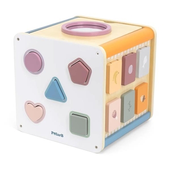 Бизикуб деревянный PolarB 8 в 1 (44098) - Pampik - 5