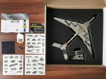 Колекційна модель Metal Time Ukrainian Dream Exclusive Edition Ан-225 Мрія, двокольорова, зібрана (MT001EE/READY) - Pampik - 13