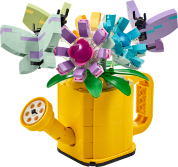 Конструктор LEGO Creator Квіти в лійці 420 деталей (31149) - Pampik - 2