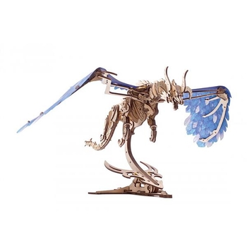 Деревянный механический 3D конструктор Ugears Дракон Ураган (70151) - Pampik - 7