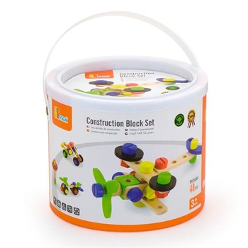 Деревянный конструктор Viga Toys 48 деталей (50383) - Pampik - 2