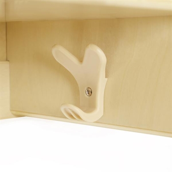 Настінна полиця University 4-секційна з вішалками (U12111) - Pampik - 2