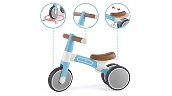 Біговел Hape Перша поїздка триколісний 7" блакитний (E8652) - Pampik - 8